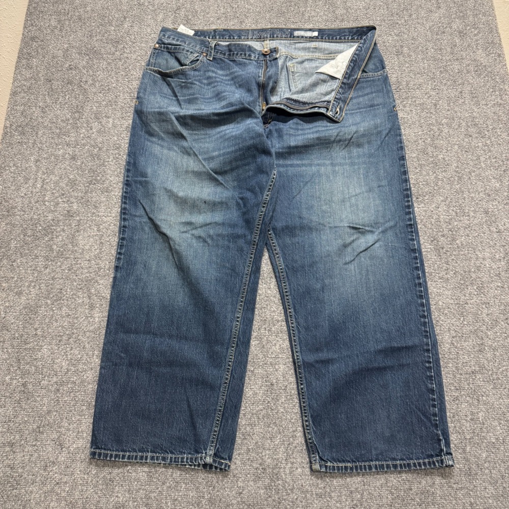 VTG Levi's 550s Silver Tab Baggy Denim Jeans Men's 40x30 Wide Leg Skater - Picture 2 of 12
